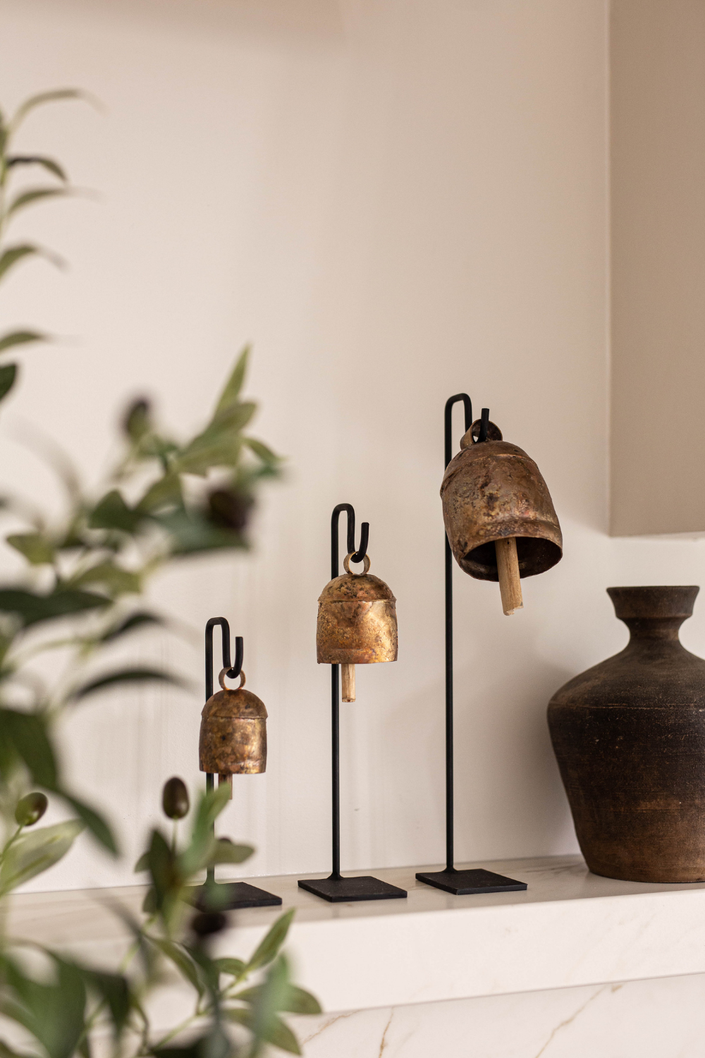 Copper + Iron Bell Set