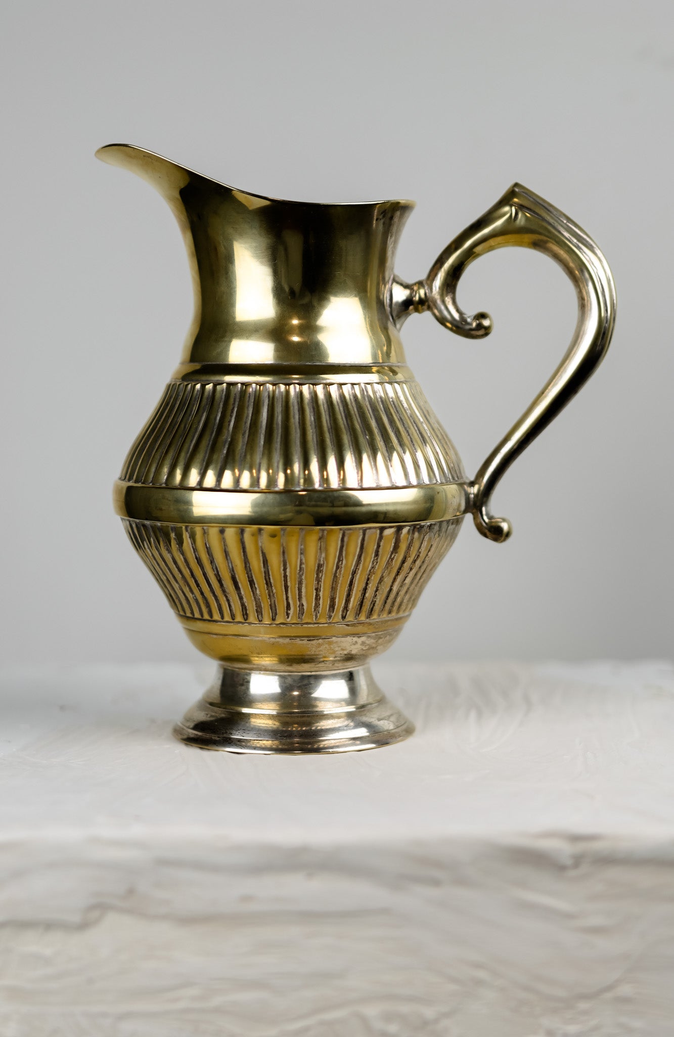 Vintage Brass Pitcher