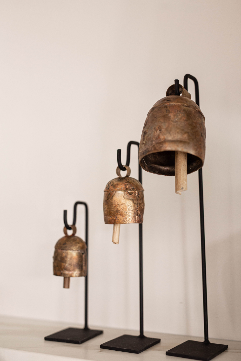 Copper + Iron Bell Set